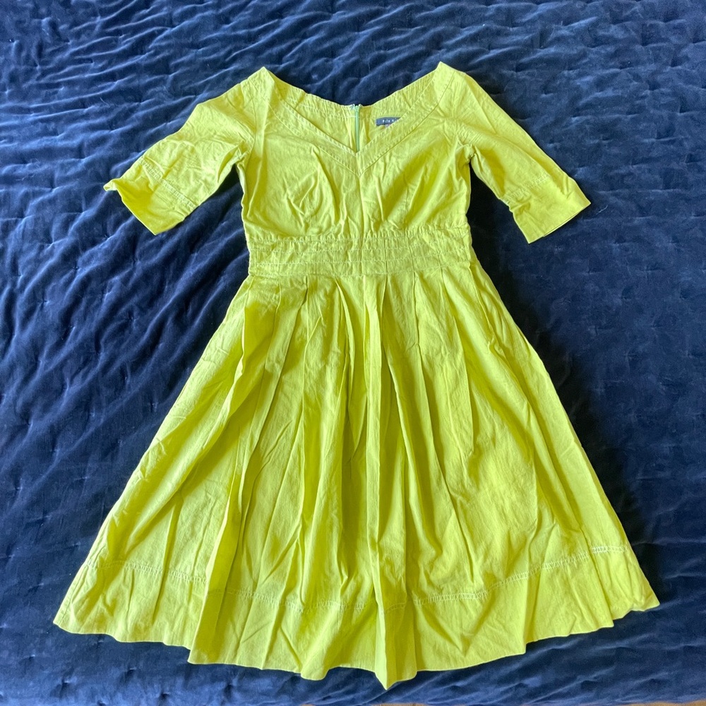 😍LAST CHANCE Orla Kiely pleated cotton dress